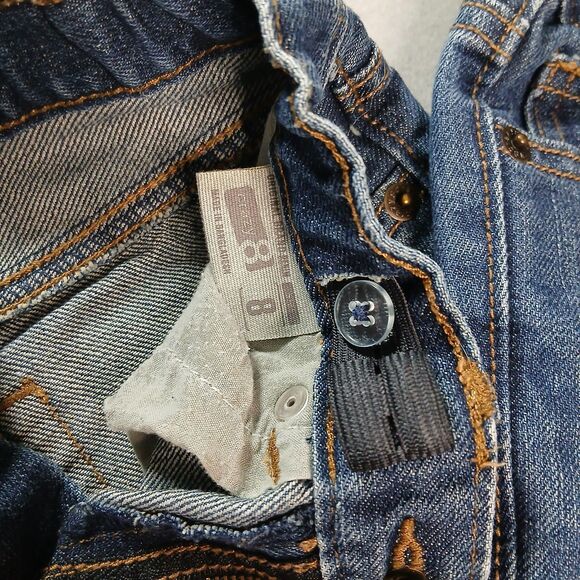 Crazy 8 Bootcut Jeans Bundle Med Wash Denim Set of 2 Classic Girls Youth sz 8 - Picture 7 of 9